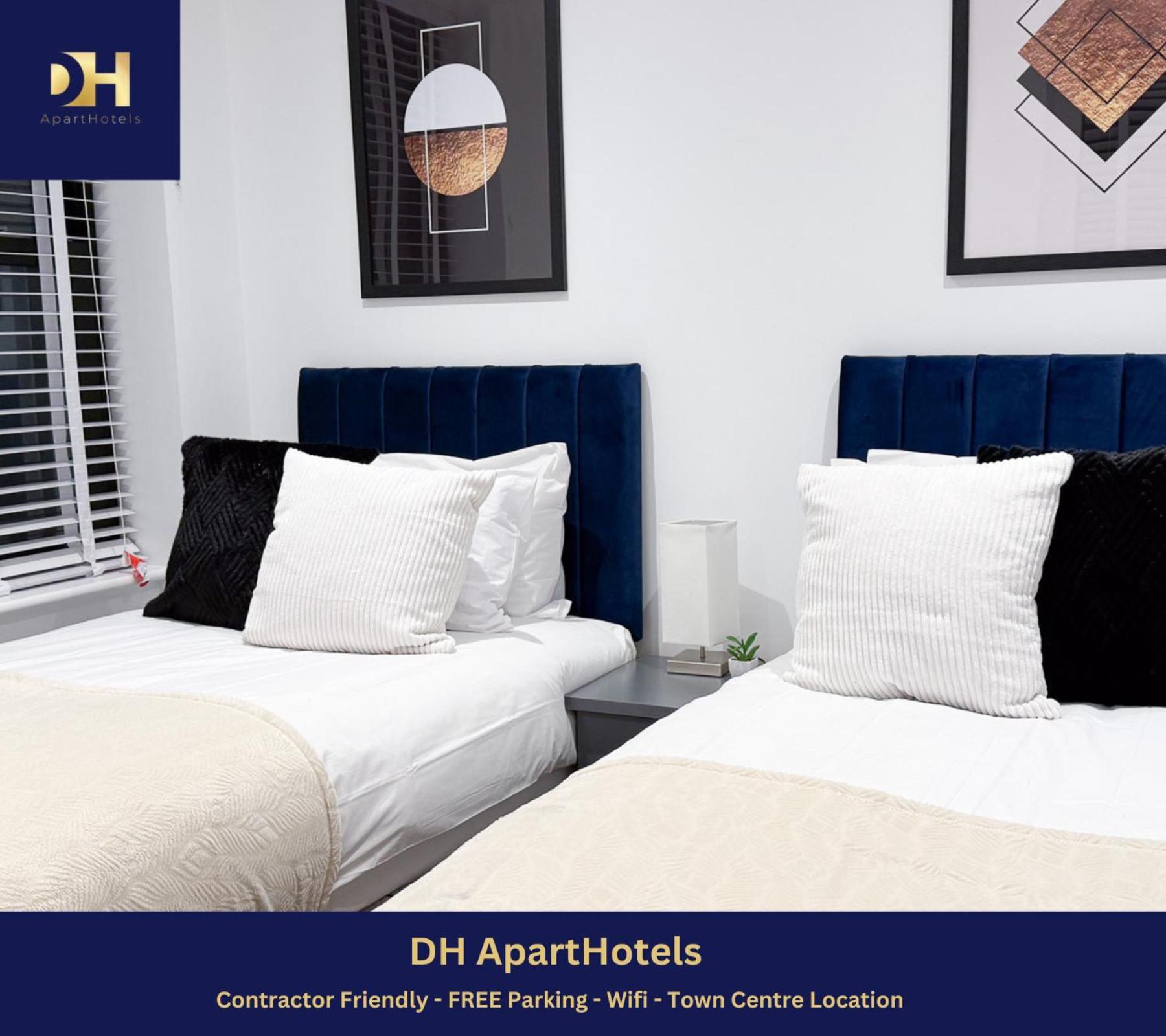 Spacious Modern 1 Bed Apartments In St Neots - Perfect For Contractors & Professionals - Free Parking - Wifi - Fully Equipped Kitchen - Smart Tv Ideal For Work Stays And Long Projects Extérieur photo